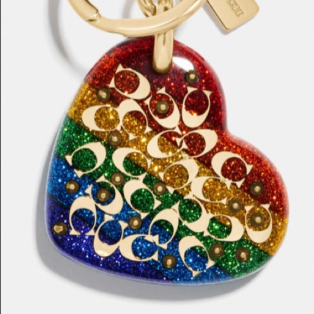 Sprinkle Signature Heart Bag Charm